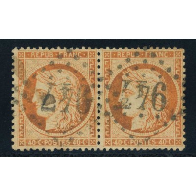 YT 38 - GC 947 - Châteauroux - Indre (35) - Paire - Cote 15 Euros