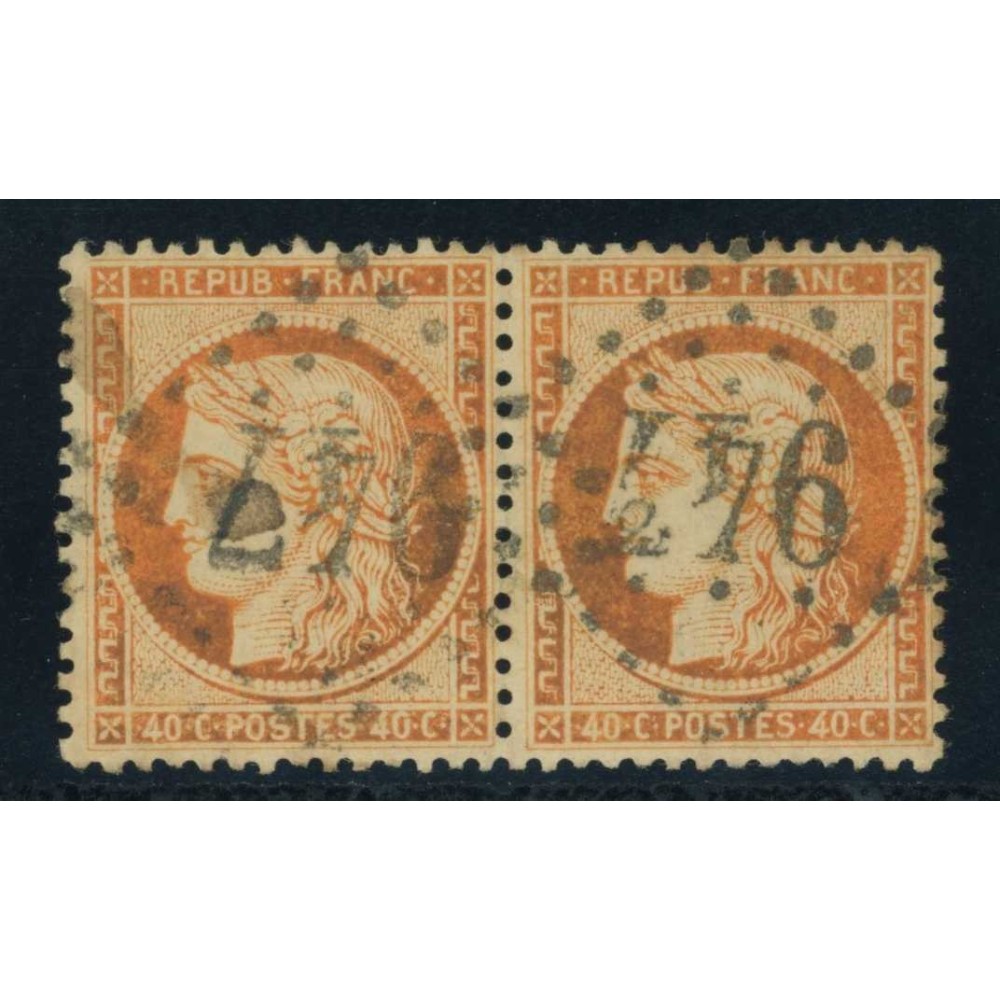 YT 38 - GC 947 - Châteauroux - Indre (35) - Paire - Cote 15 Euros