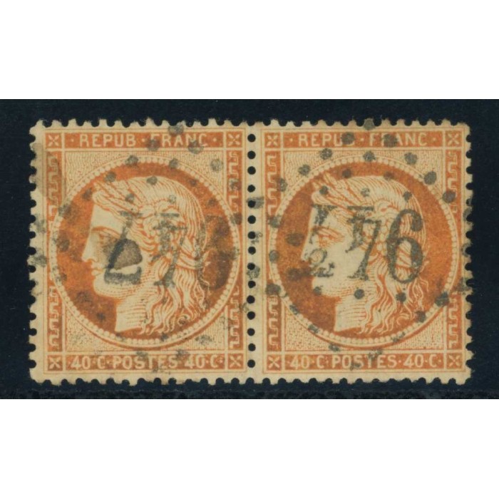YT 38 - GC 947 - Châteauroux - Indre (35) - Paire - Cote 15 Euros