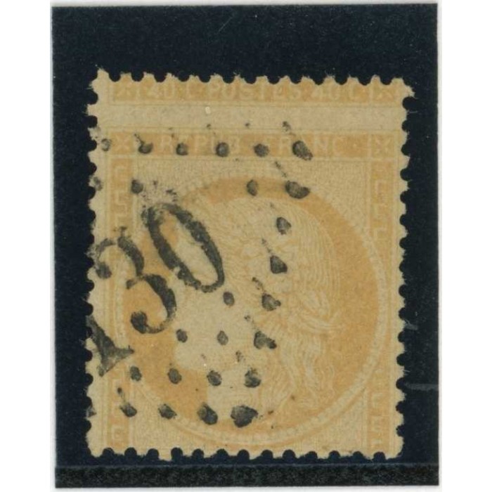 YT 38 - Variété : A cheval - Signé Calves - Cote 65 Euros