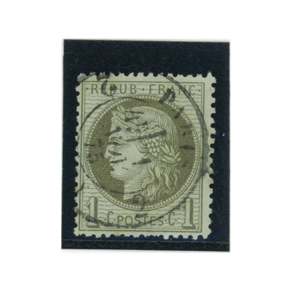 YT 50 d - Oblitéré - Fond ligné - Cote 40 Euros