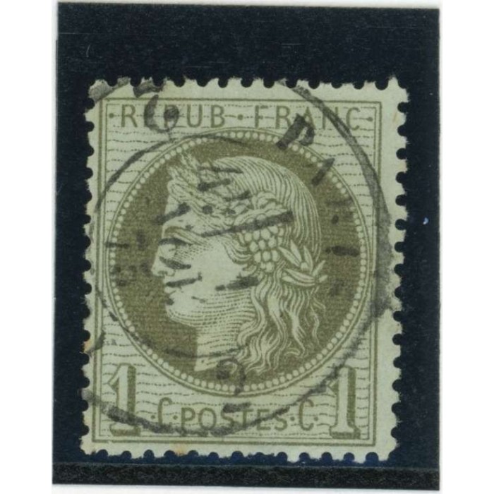 YT 50 d - Oblitéré - Fond ligné - Cote 40 Euros