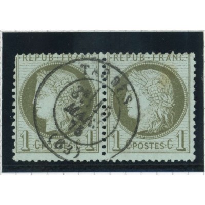 YT 50 - Oblitéré - Paire - Cote 45 Euros