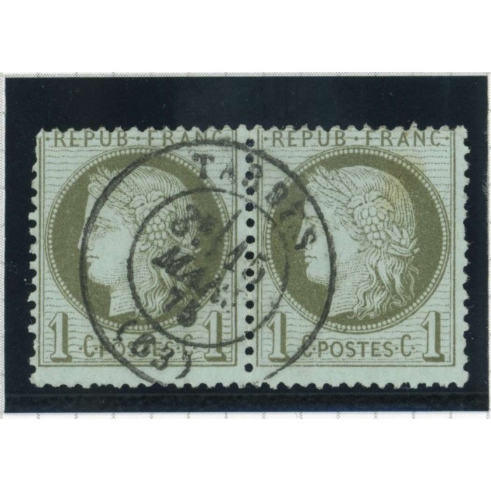 YT 50 - Oblitéré - Paire - Cote 45 Euros