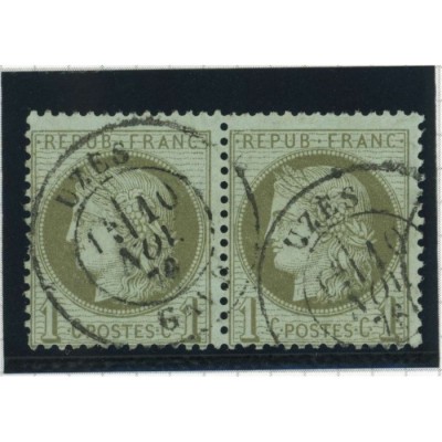 YT 50 - Oblitéré - Paire - Cote 45 Euros