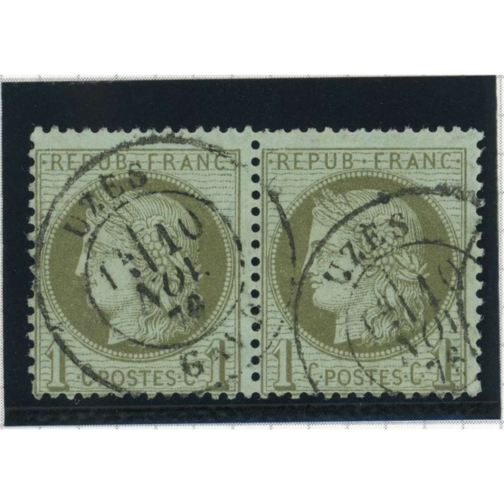 YT 50 - Oblitéré - Paire - Cote 45 Euros