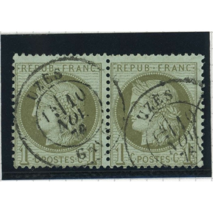 YT 50 - Oblitéré - Paire - Cote 45 Euros