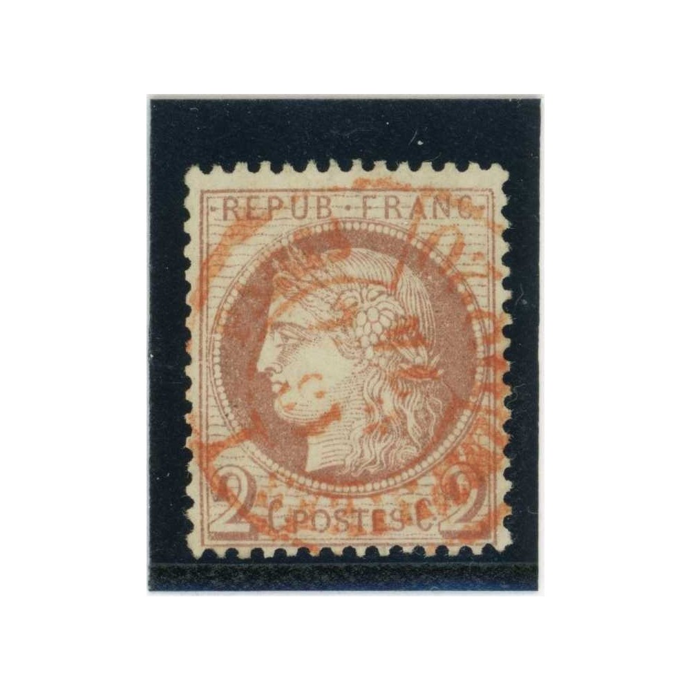 YT 51 - Cachet a date rouge des imprimés - Cote 25 Euros