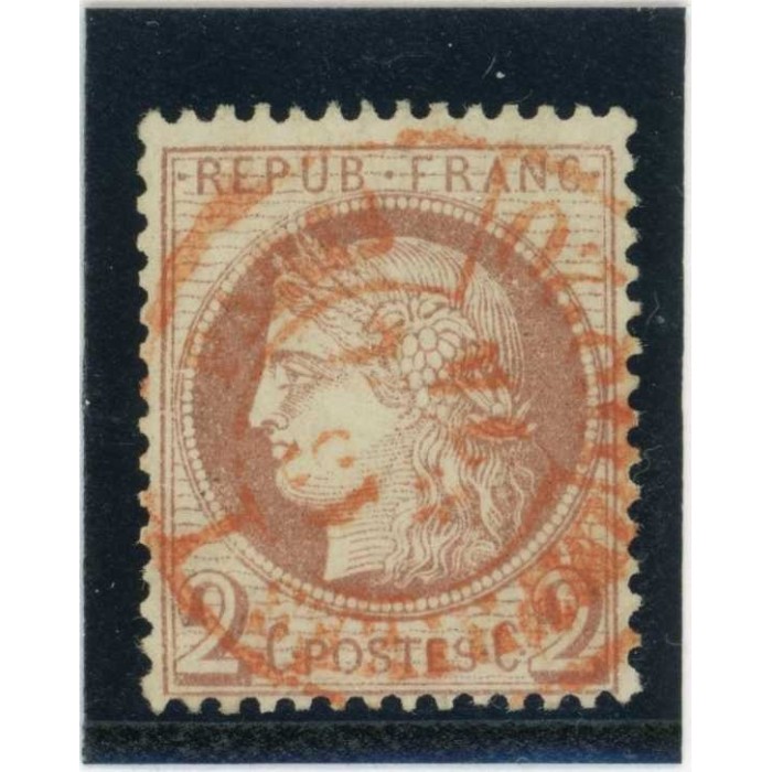 YT 51 - Cachet a date rouge des imprimés - Cote 25 Euros