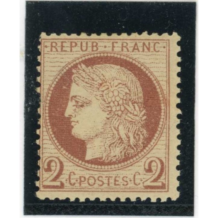 YT 5 1d - Neuf x - Fond ligné - Cote 300 Euros