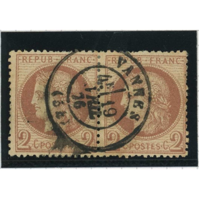 YT 51 - Oblitéré - Paire - Cote 40 Euros