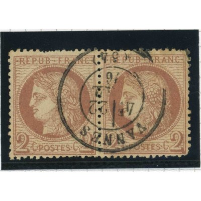 YT 51 - Oblitéré - Paire - Cote 40 Euros