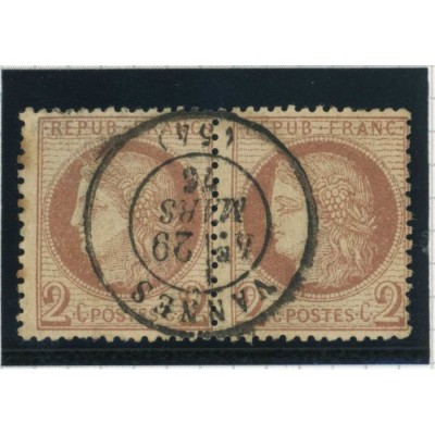 YT 51 - Oblitéré - Paire - Cote 40 Euros