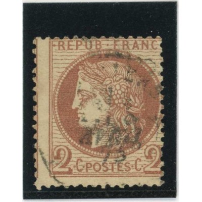 YT 51 - Oblitéré - Variété : A cheval - Cote 45 Euros