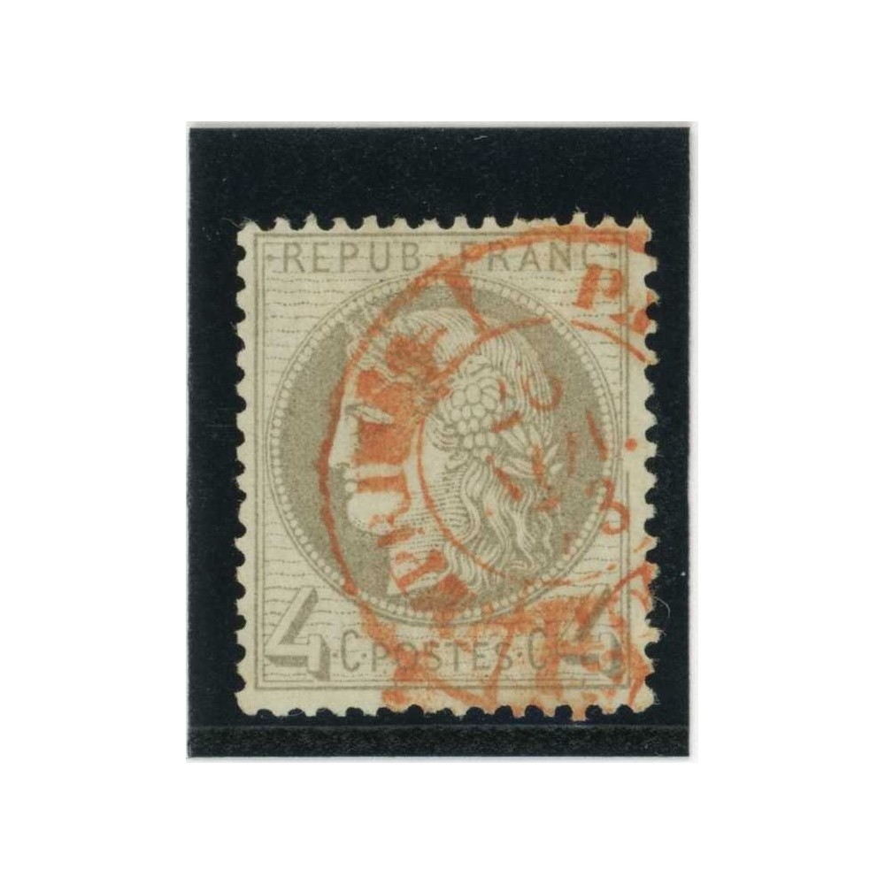 YT 52 - Cachet a date rouge des imprimés - Cote 75 Euros
