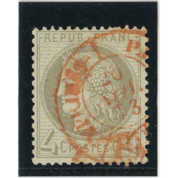 YT 52 - Cachet a date rouge des imprimés - Cote 75 Euros