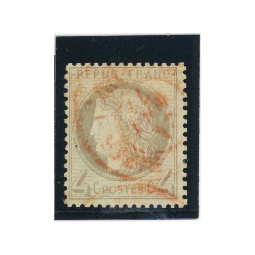 YT 52 - Cachet a date rouge des imprimés - Cote 75 Euros