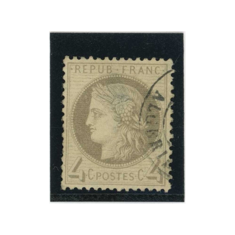 YT 52 - Oblitéré - Fond ligné - Cote 80 Euros