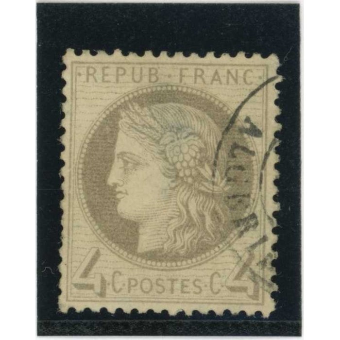 YT 52 - Oblitéré - Fond ligné - Cote 80 Euros