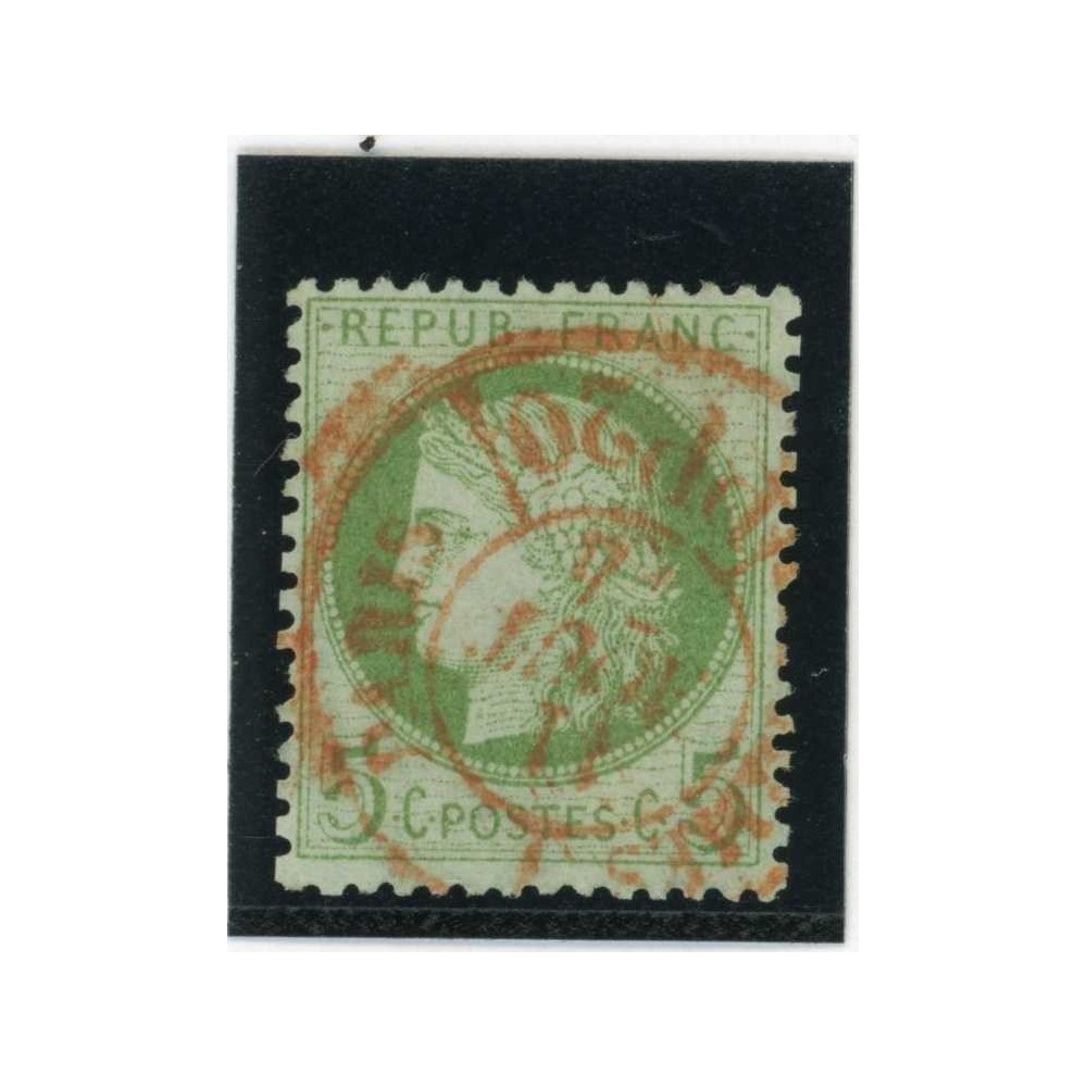 YT 53 - Cachet à date rouge des imprimés - Cote 15 Euros