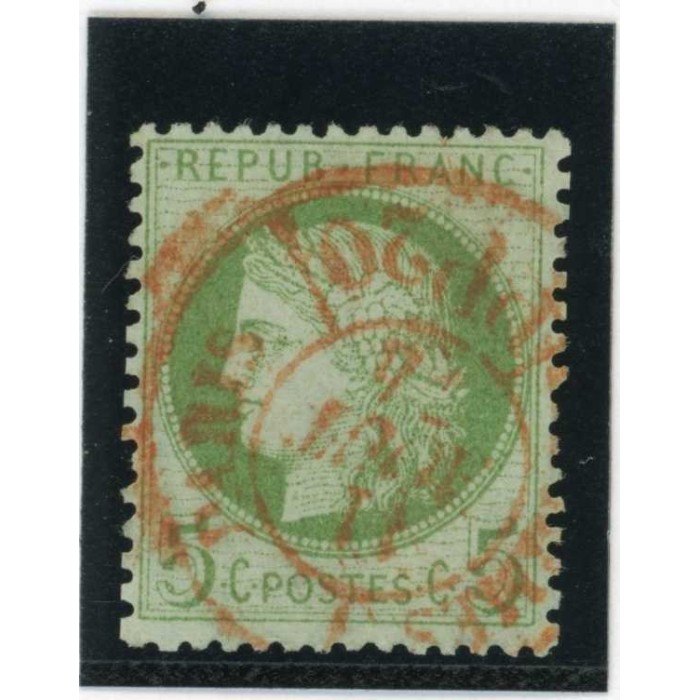 YT 53 - Cachet à date rouge des imprimés - Cote 15 Euros