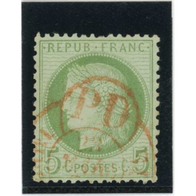 YT 53 - Cachet à date rouge des imprimés - Cote 15 Euros