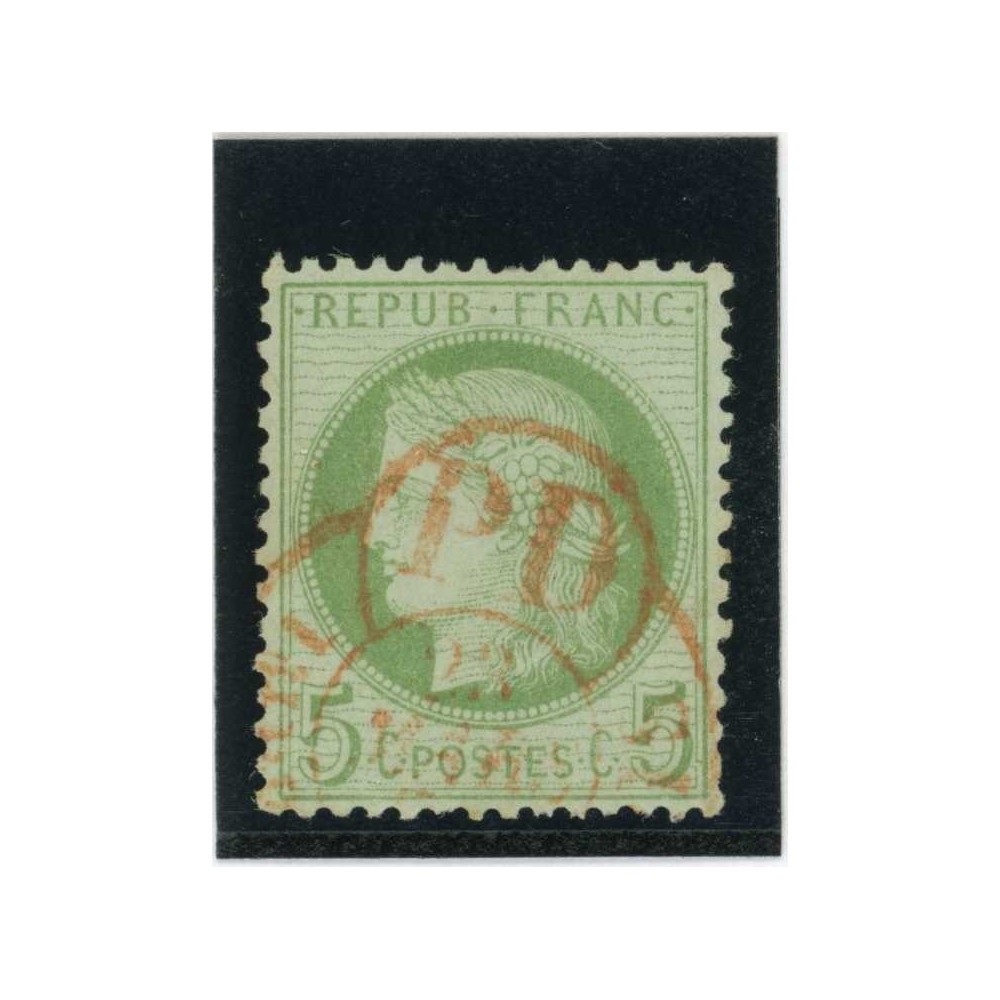 YT 53 - Cachet à date rouge des imprimés - Cote 15 Euros