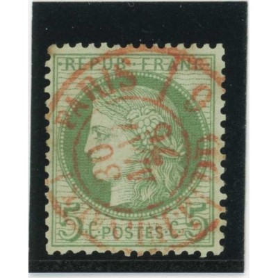 YT 53 - Cachet a date rouge des imprimés du 30/5/76 - Cote 15 Euros