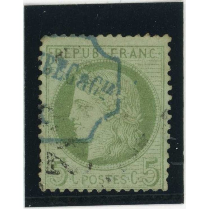 YT 53 - Cachet special bleu - Cote 35 Euros