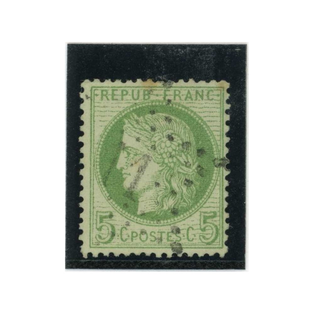 YT 53 f - Etoile 11 - Fond ligné - Cote 80 Euros