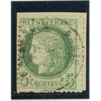 YT 53 f - Fond ligné - Cote 75 Euros
