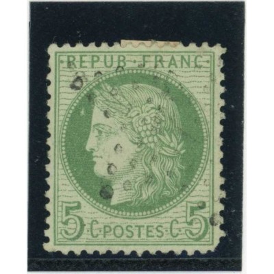 YT 53 f - Fond ligné - Cote 75 Euros