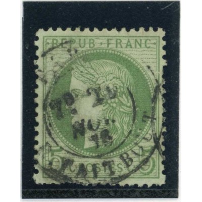 YT 53 f - Fond ligné - Cote 75 Euros