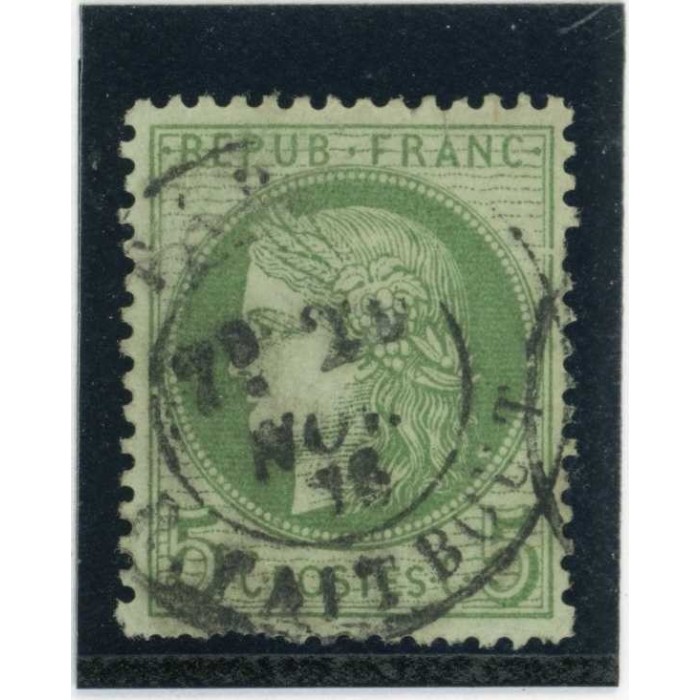 YT 53 f - Fond ligné - Cote 75 Euros