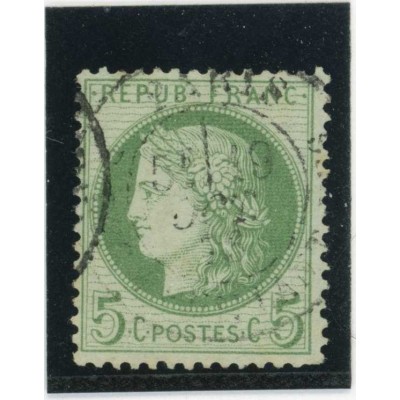 YT 53 f - Fond ligné - Cote 75 Euros