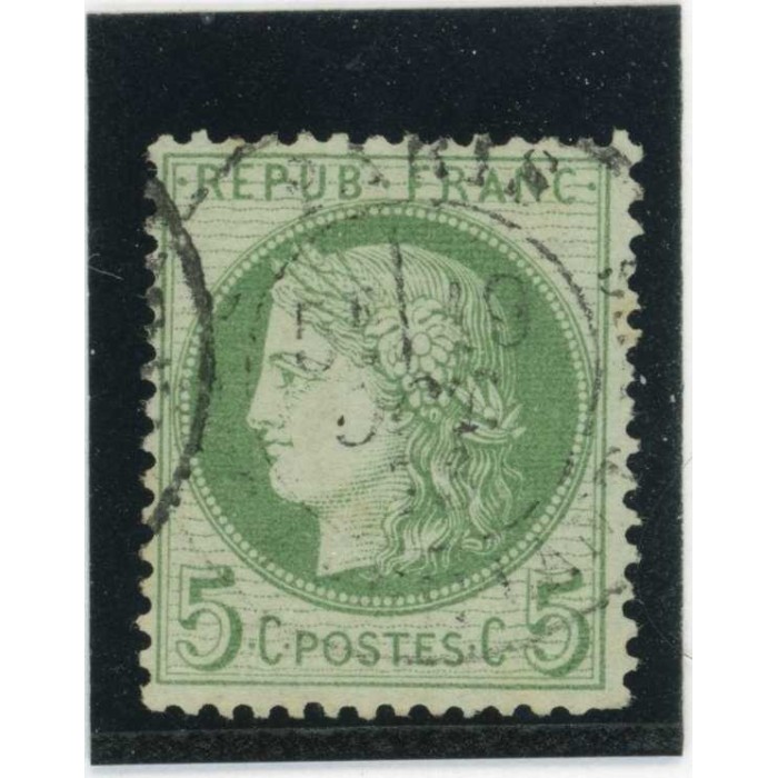 YT 53 f - Fond ligné - Cote 75 Euros