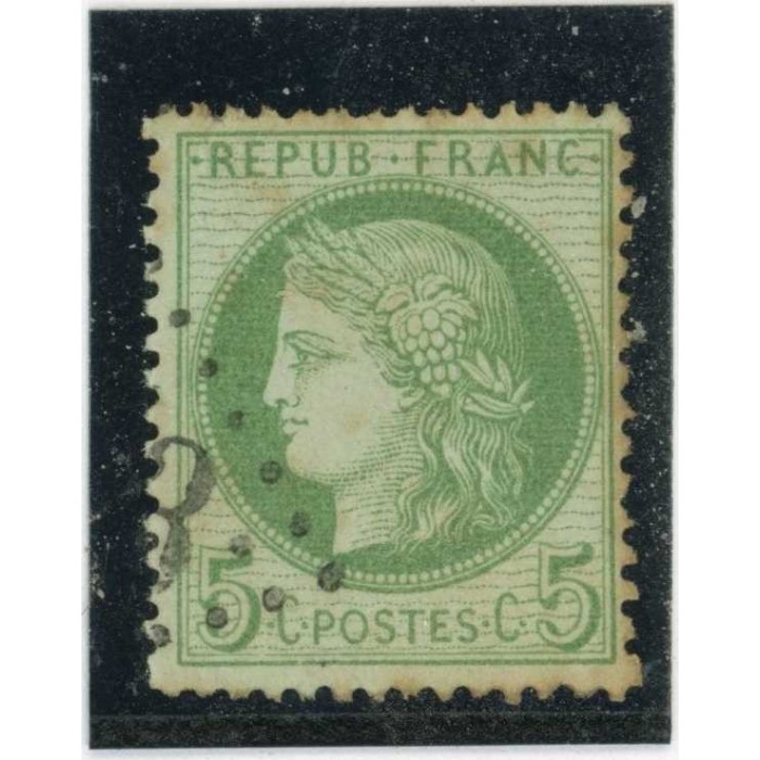 YT 53 f - Fond ligné - Cote 75 Euros