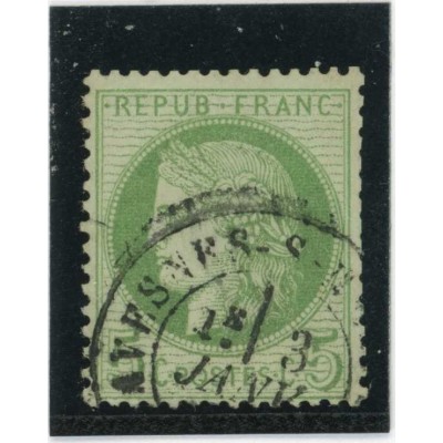 YT 53 f - Fond ligné - Cote 75 Euros