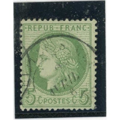 YT 53 f - Fond ligné - Cote 75 Euros