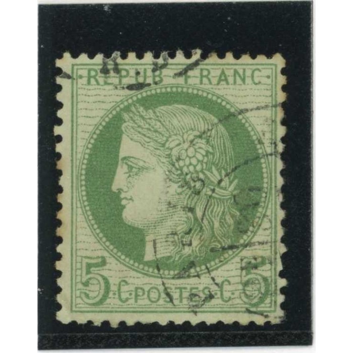 YT 53 f - Fond ligné - Cote 75 Euros