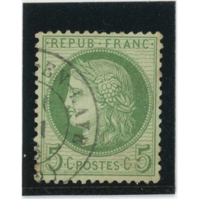YT 53 f - Fond ligné - Cote 75 Euros