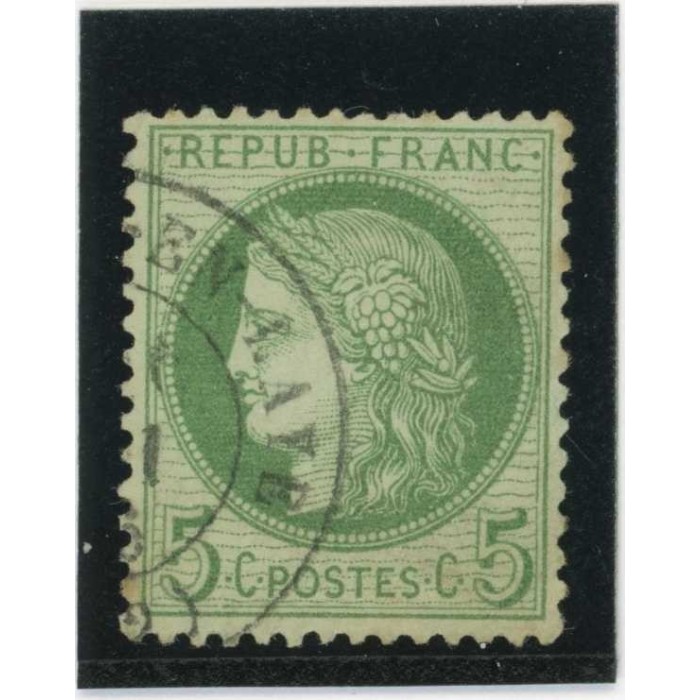 YT 53 f - Fond ligné - Cote 75 Euros