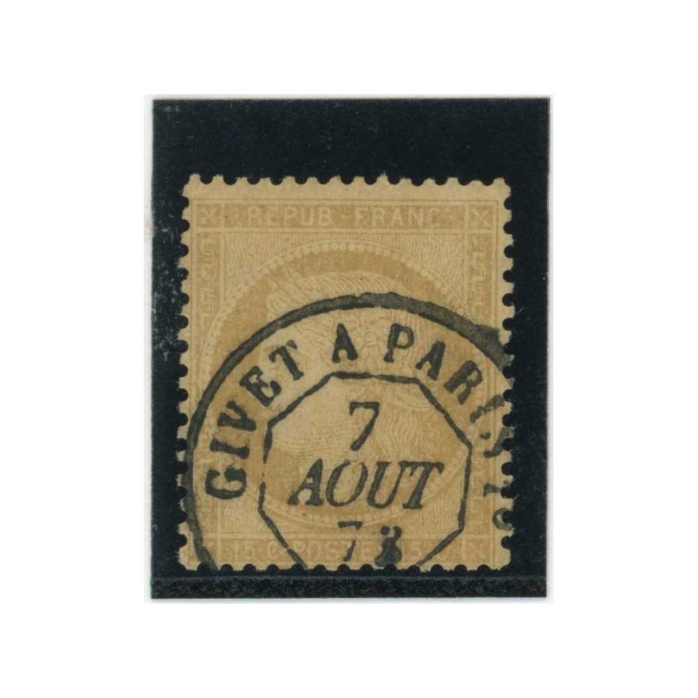 YT 59 - Givet à Paris du 7 Aout 73 - Cote 25 Euros