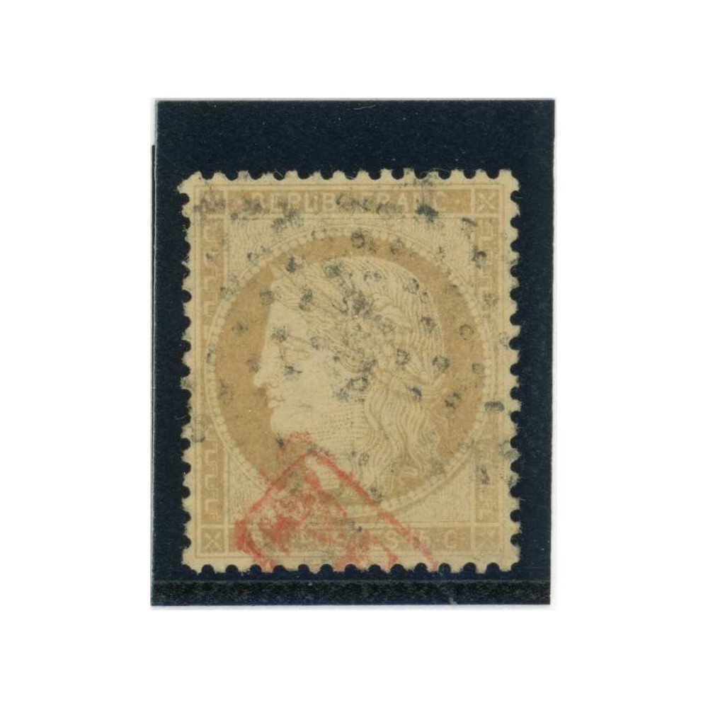 YT 59 - PD rouge dans un rectangle - Cote 30 Euros