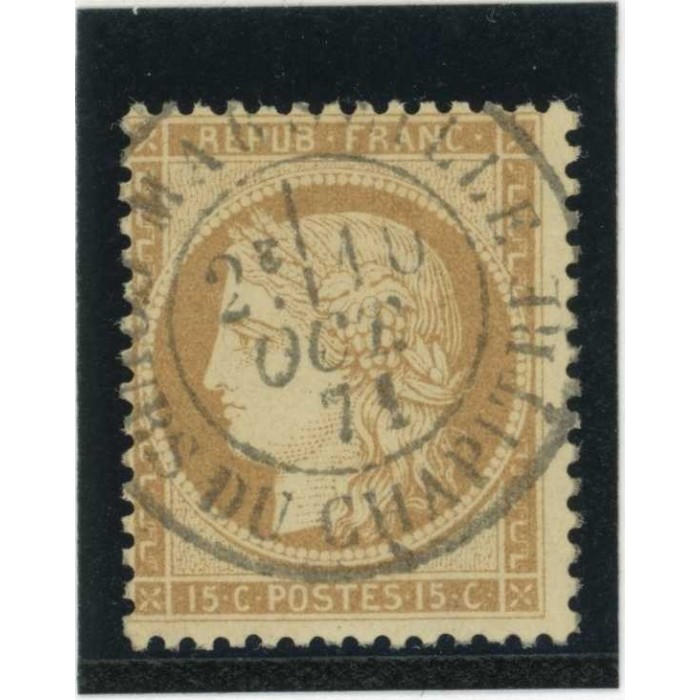 YT 59 - CaD Marseille du 10 Oct 71 - Cote 10 Euros