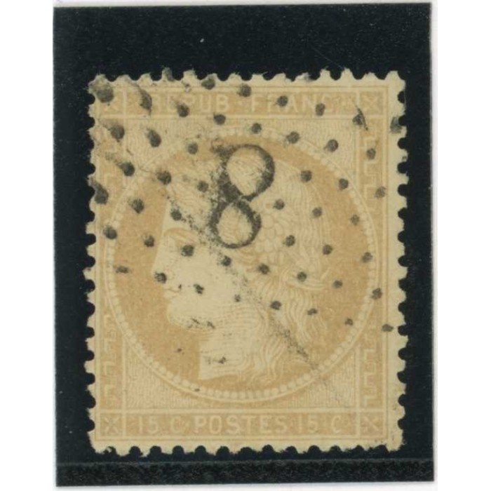 YT 59 - Etoile 8 - Cote 16 Euros