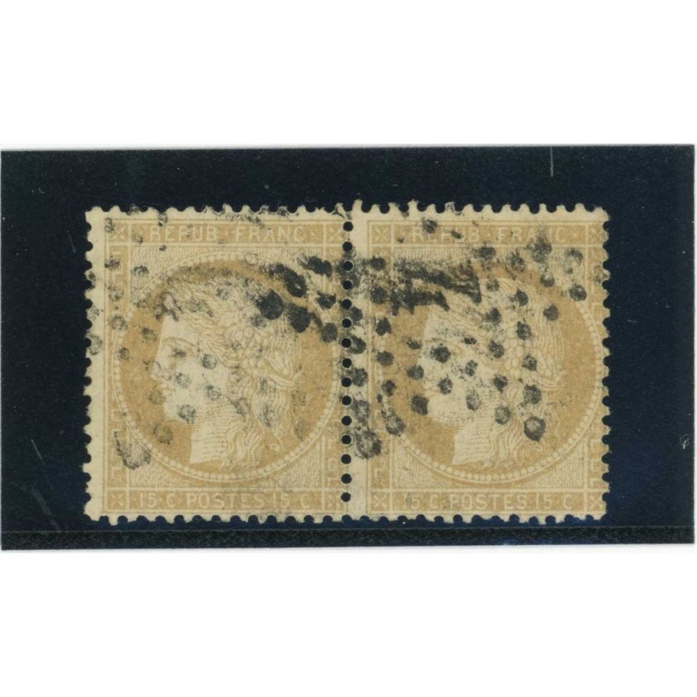 YT 59 - Etoile 4 - Paire - Cote 30 Euros
