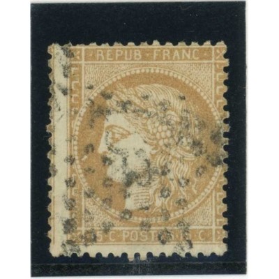 YT 59 - Oblitéré - Variété : A cheval - Cote 45 Euros