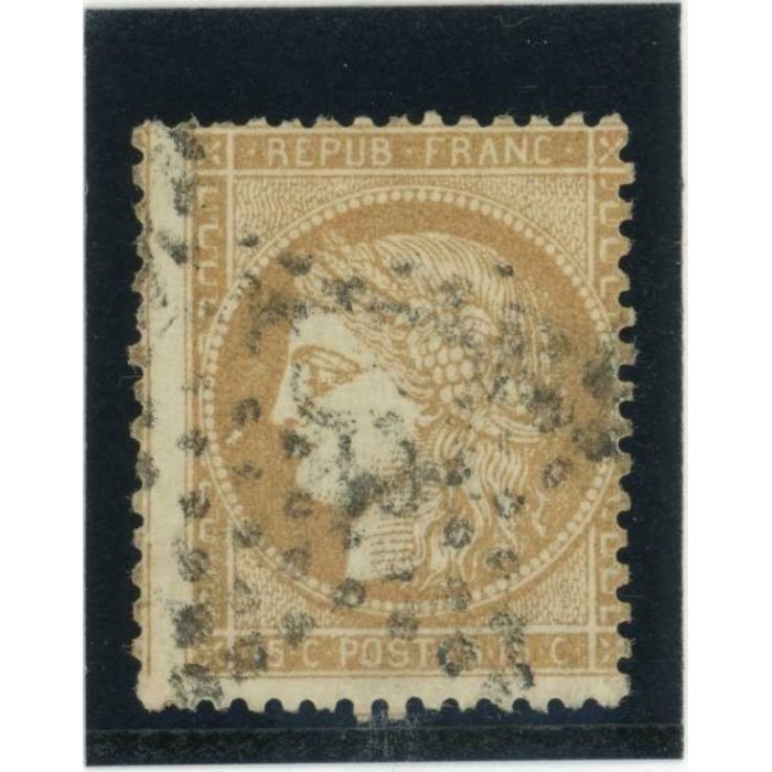 YT 59 - Oblitéré - Variété : A cheval - Cote 45 Euros