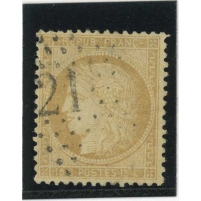 YT 59 - Etoile 21 - Cote 12 Euros